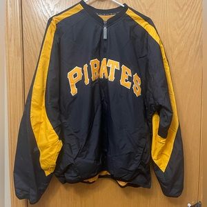 Majestic Pittsburgh Pirates pullover jacket. Size men’s large